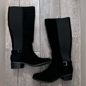 Women's Easy Spirit Chaza Tall Leather Boots, Size 9M